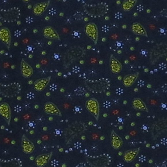 Denim & Flower* Men's Short Sleeve Button Down Curved Hem BOHO Shirt~ Size Large - Picture 12 of 12